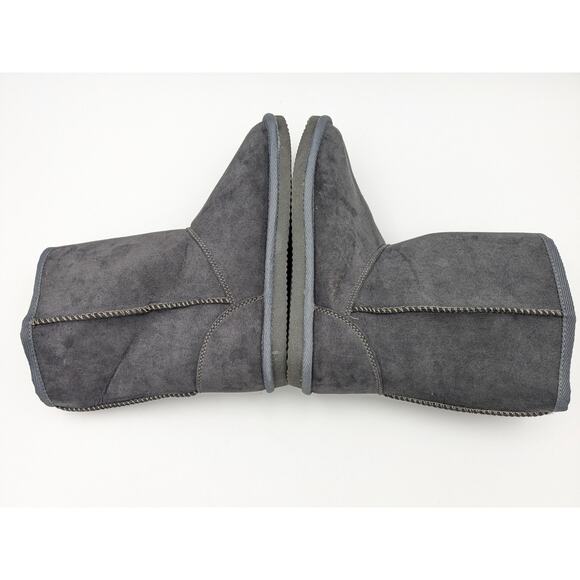 Harper Canyon Girls Winter Snow Boots Pull-On Faux Fur Lined Gray Size 3 EU18.5 - Picture 9 of 14